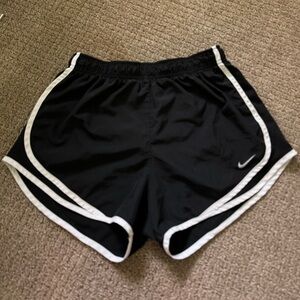 Nike black running shorts